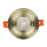 Ellis & Co IP22 Satin Brass Round Tiltable Downlight