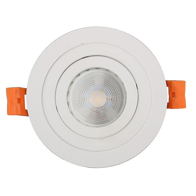Ellis & Co IP22 White Round Tiltable Downlight