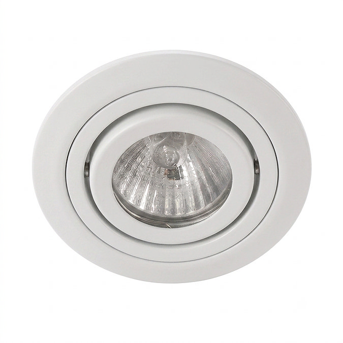 Ellis & Co IP22 White Round Tiltable Downlight