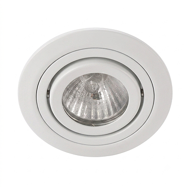 Ellis & Co IP22 White Round Tiltable Downlight