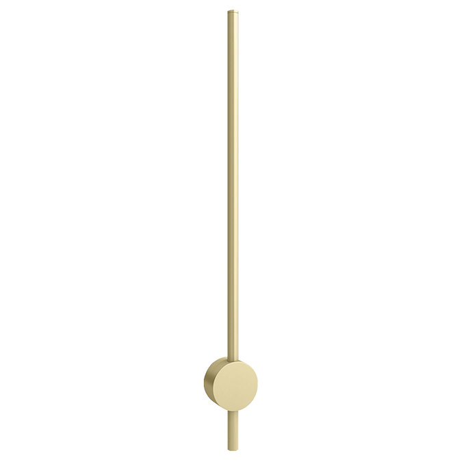 Ellis & Co Lacerva Pillar Bathroom Wall Light - Brushed Brass