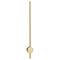Ellis & Co Lacerva Pillar Bathroom Wall Light - Brushed Brass