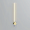 Ellis & Co Lacerva Pillar Bathroom Wall Light - Brushed Brass