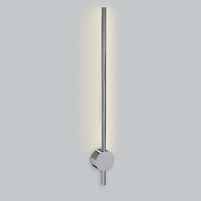 Ellis & Co Lacerva Pillar Bathroom Wall Light - Chrome