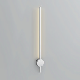 Ellis & Co Lacerva Pillar Bathroom Wall Light - Chrome