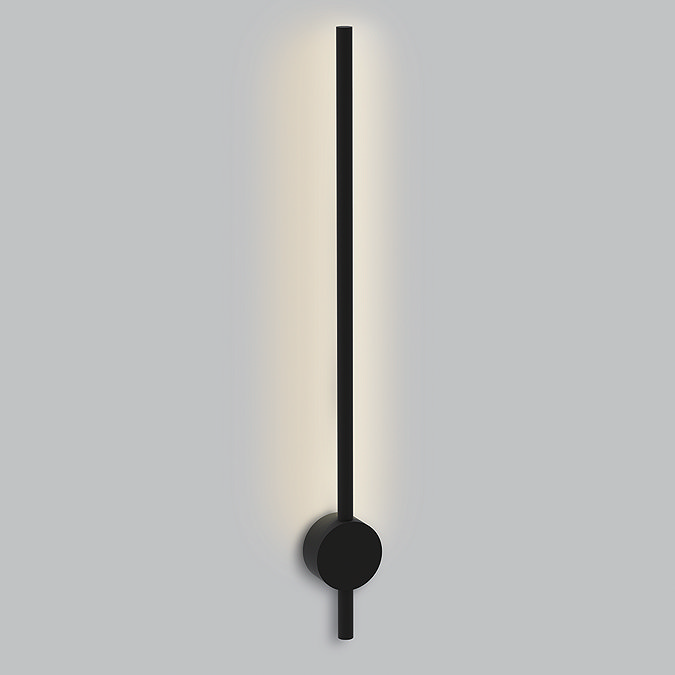 Ellis & Co Lacerva Pillar Bathroom Wall Light – Matt Black