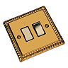 Ellis & Co Switched Fused Spur Georgian Brass - Polished Brass