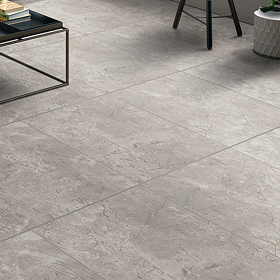 Eloisa Dark Grey Stone Effect Wall & Floor Tiles - 600 x 600mm