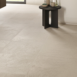 Elora Beige Concrete Effect Floor Tiles - 600 x 600mm