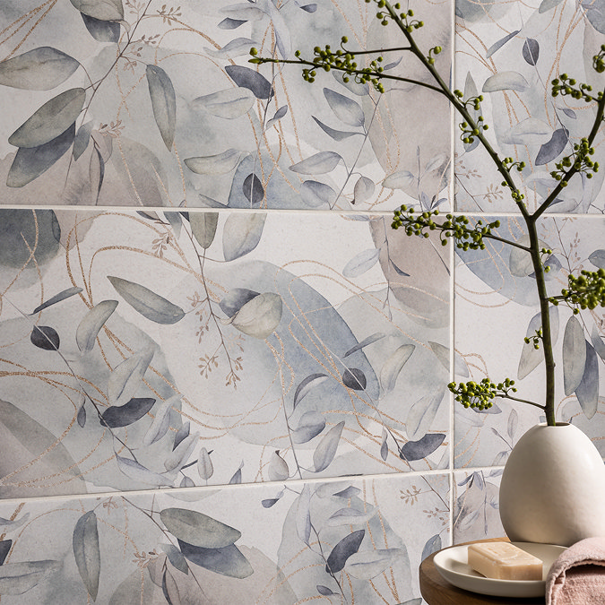 Elora Floral Decor Wall Tiles - 300 x 600mm