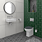 Elora White Concrete Effect Floor Tiles - 600 x 600mm
