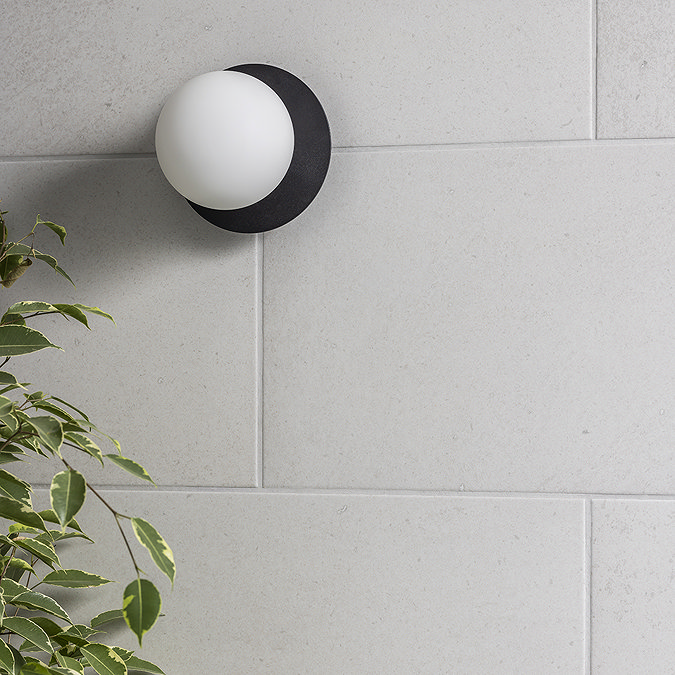 Elora White Concrete Effect Wall & Floor Tiles - 300 x 600mm