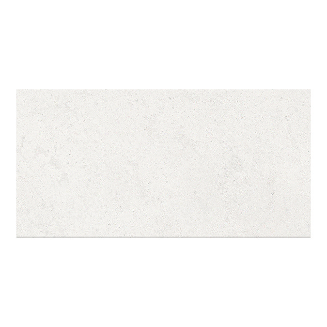 Elora White Concrete Effect Wall & Floor Tiles - 300 x 600mm
