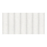 Elora White Fluted Concrete Effect Wall & Floor Tiles - 300 x 600mm