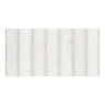 Elora White Fluted Concrete Effect Wall & Floor Tiles - 300 x 600mm