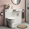 Nova Emporio RH Compact Semi-Recessed Combination Basin and WC Unit - 1000mm Large Image