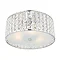 Endon Belfont Flush Bathroom Ceiling Light Fitting Large Image