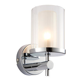 Endon Britton Bathroom Wall Light Fitting Large Image