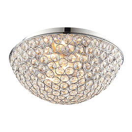 Endon Chryla Flush Bathroom Ceiling Light Fitting Large Image