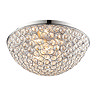 Endon Chryla Flush Bathroom Ceiling Light Fitting Large Image