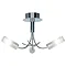 Endon - Enluce 3 Candle Ceiling Light Fitting - Chrome - EL-20020 Large Image