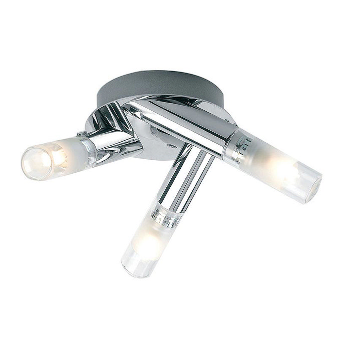 Endon - Baron 3 Candlestick Ceiling Light - Chrome - EL-1303-3 Large Image