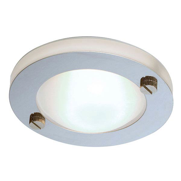 Endon - Elson Circular Stainless Steel Moulded Shower Light - EL-20014 Large Image