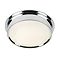 Endon - Houston Modern Flush Ceiling Light Fitting - Large - Polished Chrome Large Image