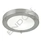 Endon Enluce Modern Flush Fitting Bathroom Light - Brushed Steel - EL-440-18BS-9W Large Image