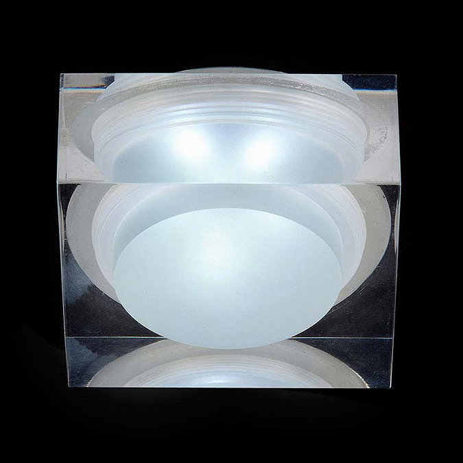 Endon Icen Modern Square Clear LED Downlight - EL-IP-7000 Large Image