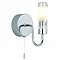 Endon - Enluce Round Candlestick Wall & Mirror Light - Polished Chrome - 348 Large Image