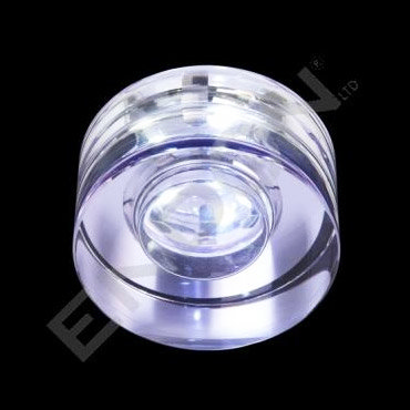 Endon Enluce Unique Circular Recessed Downlight - Crystal Lilac - EL-IP-5500-CRY Large Image