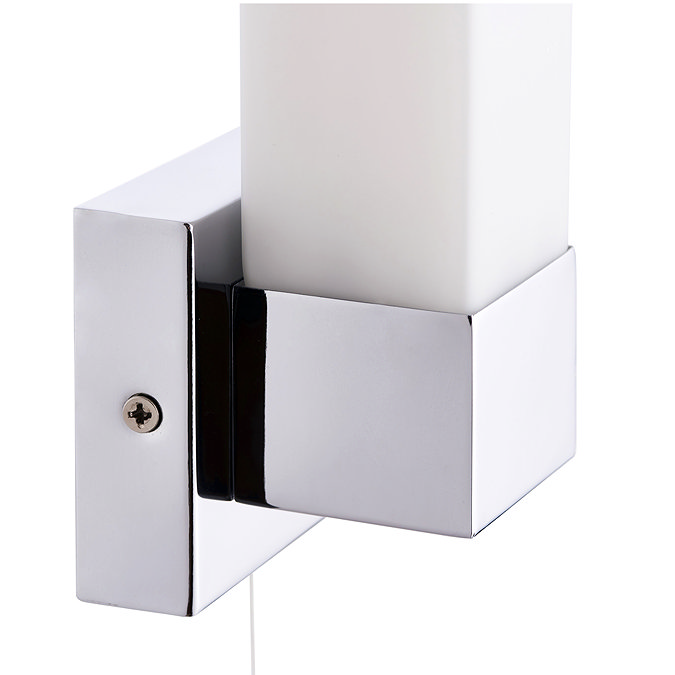 Endon Square Wall Light with Pull Switch