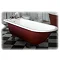 Original English Single Ended Cast Iron Bath with Scroll Feet Large Image