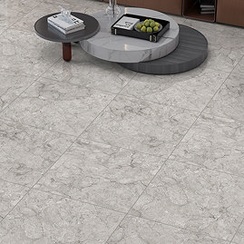 Ennio Grey Stone Effect Wall & Floor Tiles - 600 x 600mm