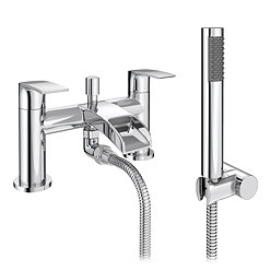 Enzo Waterfall Bath Shower Mixer Tap - Chrome