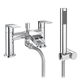Enzo Waterfall Bath Shower Mixer Tap - Chrome