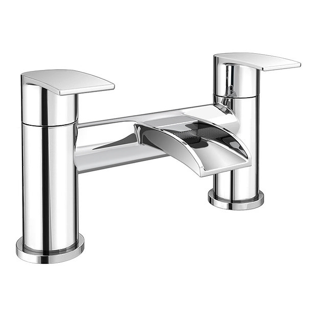 Enzo Waterfall Modern Bath Taps | Now At Victorian Plumbing.co.uk