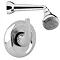 Ultra Eon Concealed Shower Valve w/ 3 Function Shower Head & Arm - Chrome Large Image