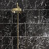 Erica Black Marble Effect Wall Tiles - 300 x 600mm