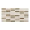 Eris Brown Porcelain Mosaic Wall and Floor Tile - 250 x 500mm  Profile Large Image