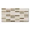 Eris Brown Mosaic Wall Tile - 250 x 500mm