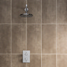 Eris Brown Concrete Effect Wall Tile - 250 x 500mm