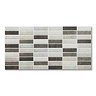 Eris Graphite Mosaic Wall Tile - 250 x 500mm