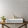 Esta White Stone Effect Wall Tiles - 316 x 600mm
