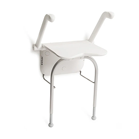 Etac Relax Shower Seat with Support Arms & Legs - White
