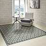 Etienne Blue Patterned Wall and Floor Tiles - 200 x 200mm