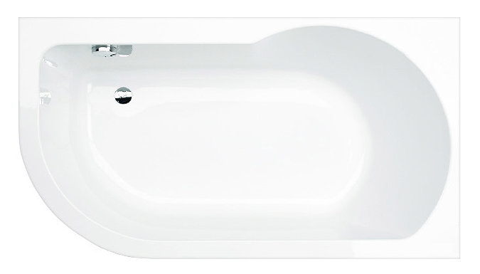 Eurocompact Loft 1500 Single Ended Bath with Panel - Right hand option - B684/685 Large Image