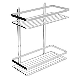 Euroshowers 2 Tier Shower Storage Basket Chrome – 56600