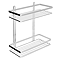 Euroshowers 2 Tier Shower Storage Basket Chrome – 56600
